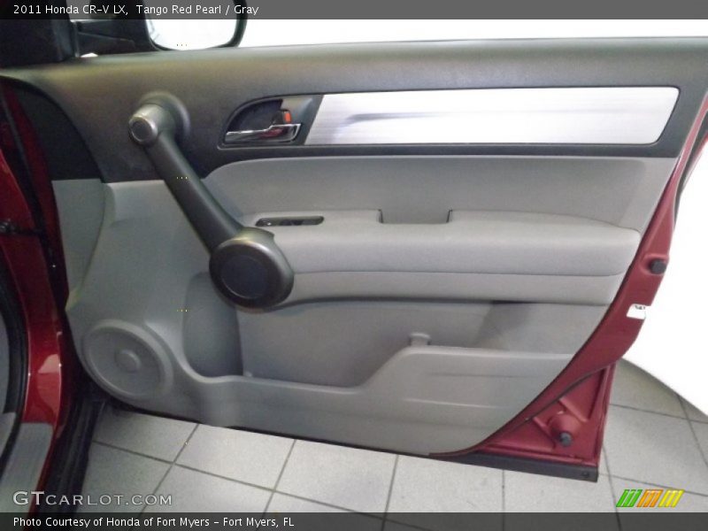 Tango Red Pearl / Gray 2011 Honda CR-V LX