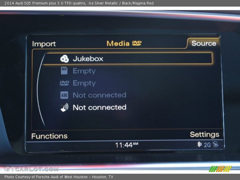 Ice Silver Metallic / Black/Magma Red 2014 Audi SQ5 Premium plus 3.0 TFSI quattro