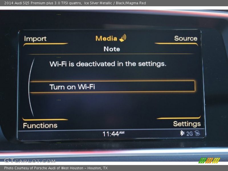 Ice Silver Metallic / Black/Magma Red 2014 Audi SQ5 Premium plus 3.0 TFSI quattro
