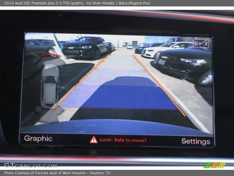 Ice Silver Metallic / Black/Magma Red 2014 Audi SQ5 Premium plus 3.0 TFSI quattro