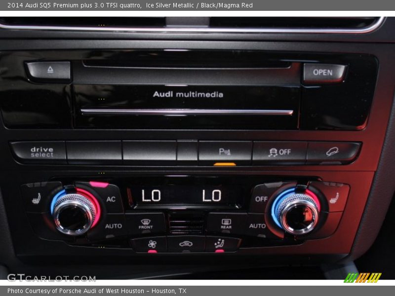 Ice Silver Metallic / Black/Magma Red 2014 Audi SQ5 Premium plus 3.0 TFSI quattro