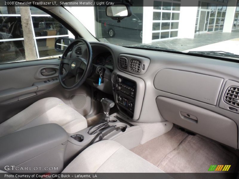Silverstone Metallic / Light Gray 2008 Chevrolet TrailBlazer LT