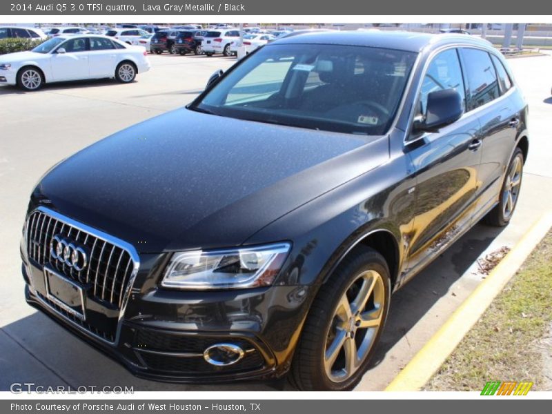 Lava Gray Metallic / Black 2014 Audi Q5 3.0 TFSI quattro
