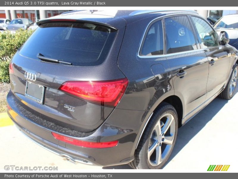 Lava Gray Metallic / Black 2014 Audi Q5 3.0 TFSI quattro