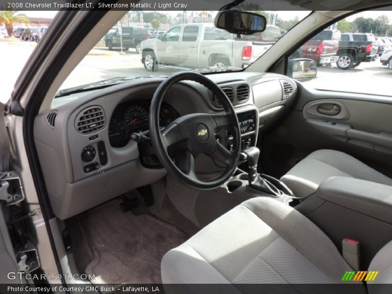 Silverstone Metallic / Light Gray 2008 Chevrolet TrailBlazer LT