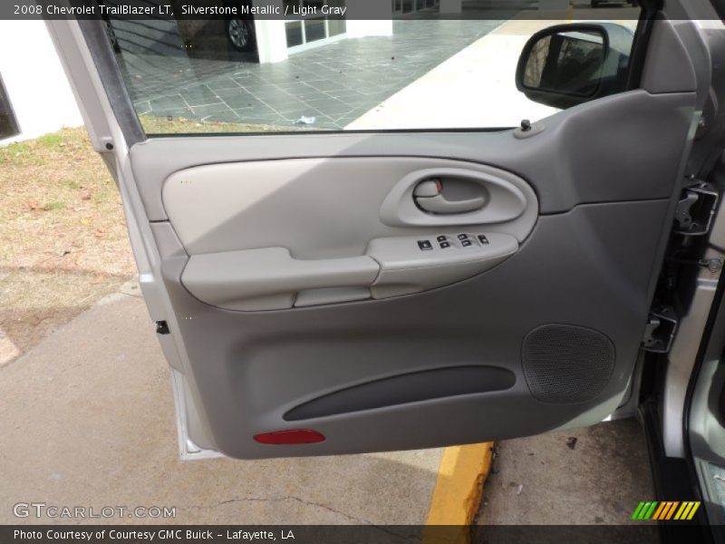 Silverstone Metallic / Light Gray 2008 Chevrolet TrailBlazer LT