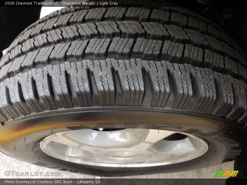 Silverstone Metallic / Light Gray 2008 Chevrolet TrailBlazer LT