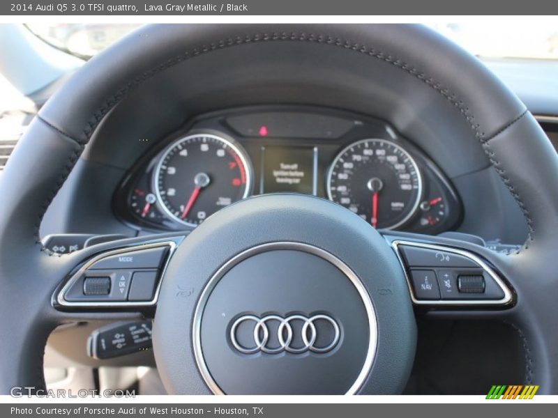 Lava Gray Metallic / Black 2014 Audi Q5 3.0 TFSI quattro