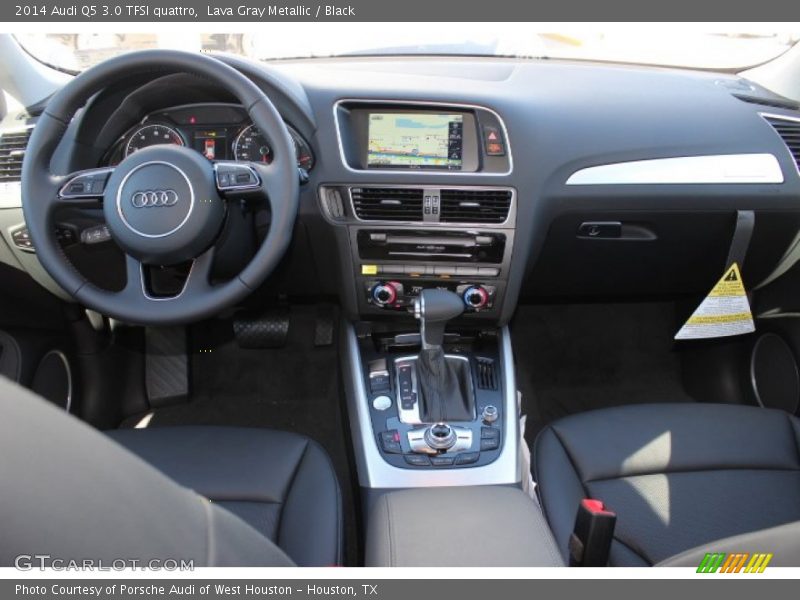 Lava Gray Metallic / Black 2014 Audi Q5 3.0 TFSI quattro