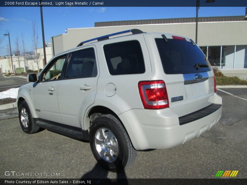 Light Sage Metallic / Camel 2008 Ford Escape Limited