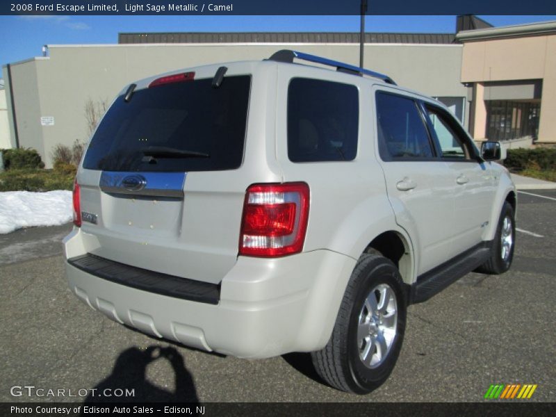 Light Sage Metallic / Camel 2008 Ford Escape Limited