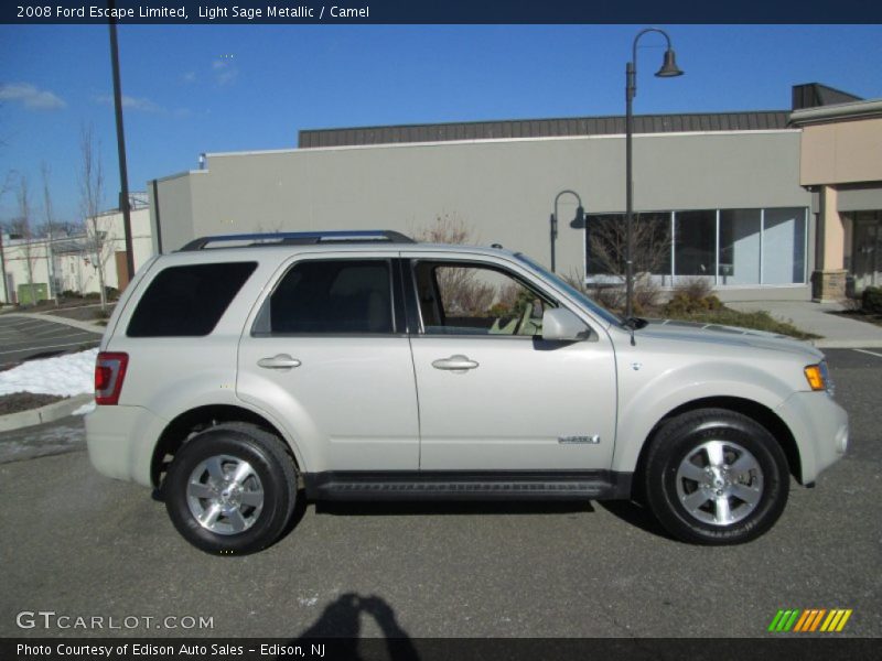 Light Sage Metallic / Camel 2008 Ford Escape Limited