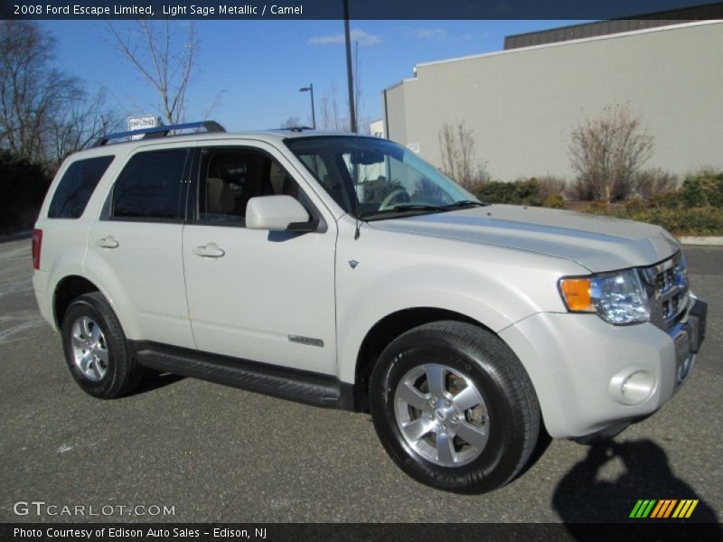 Light Sage Metallic / Camel 2008 Ford Escape Limited