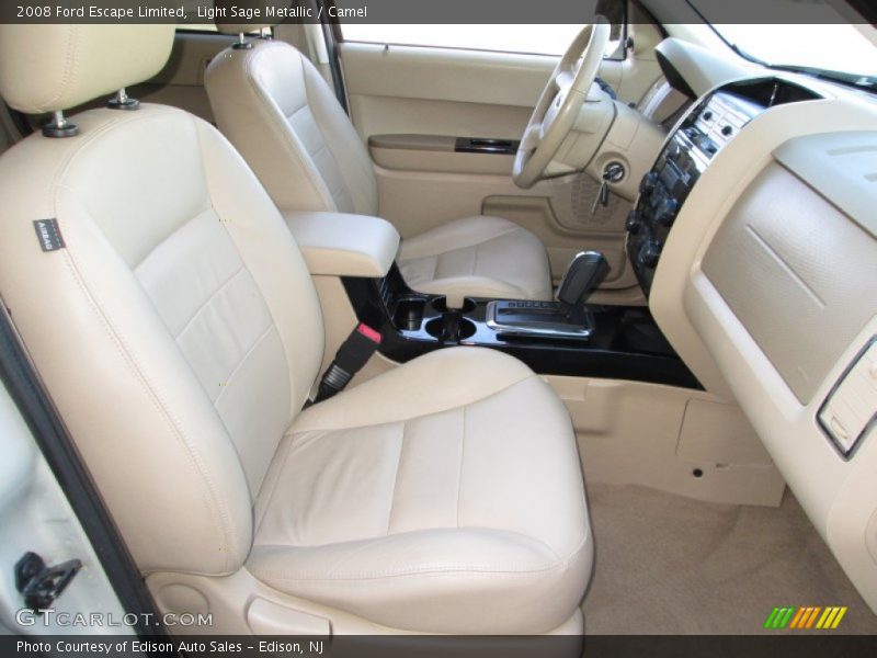 Light Sage Metallic / Camel 2008 Ford Escape Limited