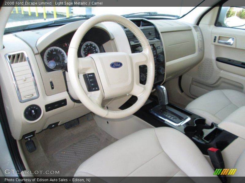 Light Sage Metallic / Camel 2008 Ford Escape Limited