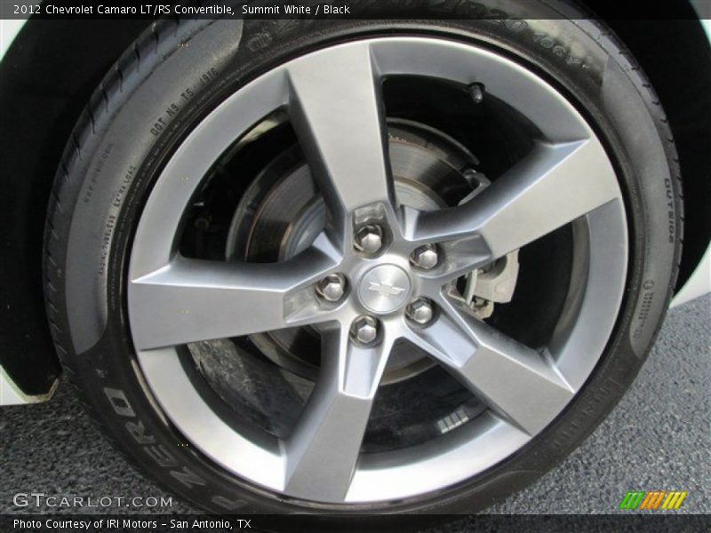 Summit White / Black 2012 Chevrolet Camaro LT/RS Convertible
