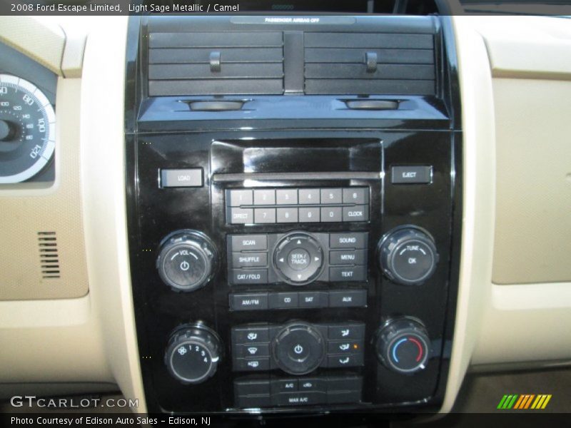 Light Sage Metallic / Camel 2008 Ford Escape Limited