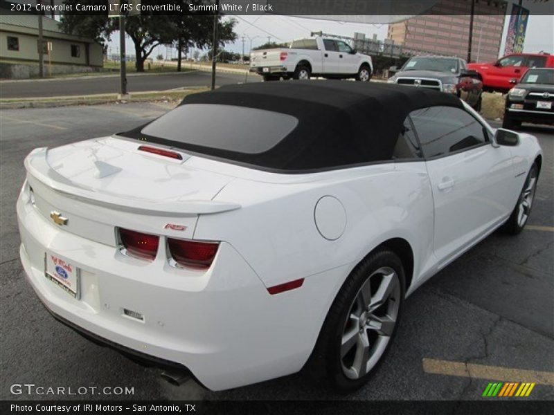 Summit White / Black 2012 Chevrolet Camaro LT/RS Convertible