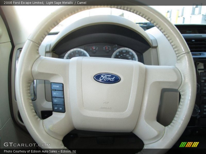 Light Sage Metallic / Camel 2008 Ford Escape Limited