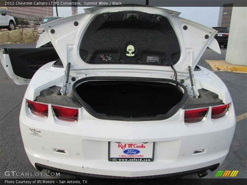 Summit White / Black 2012 Chevrolet Camaro LT/RS Convertible