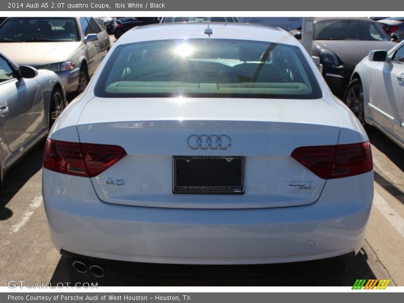 Ibis White / Black 2014 Audi A5 2.0T quattro Coupe