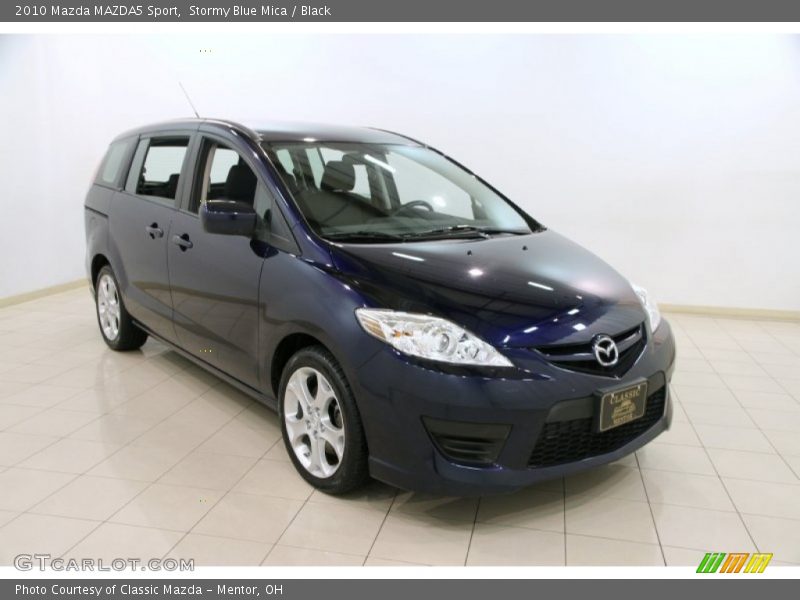 Stormy Blue Mica / Black 2010 Mazda MAZDA5 Sport