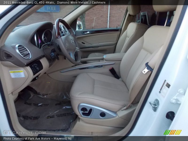 Diamond White Metallic / Cashmere 2011 Mercedes-Benz GL 450 4Matic