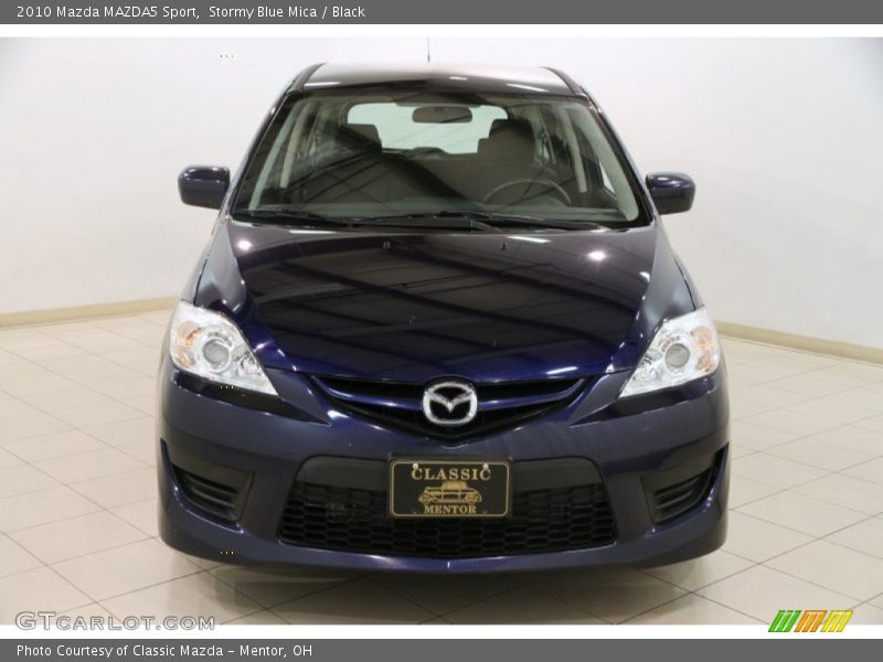 Stormy Blue Mica / Black 2010 Mazda MAZDA5 Sport