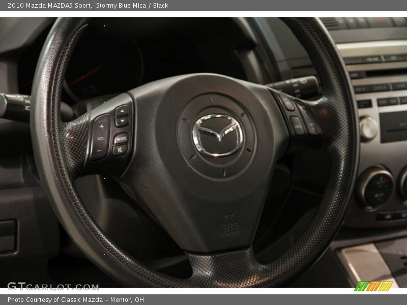 Stormy Blue Mica / Black 2010 Mazda MAZDA5 Sport