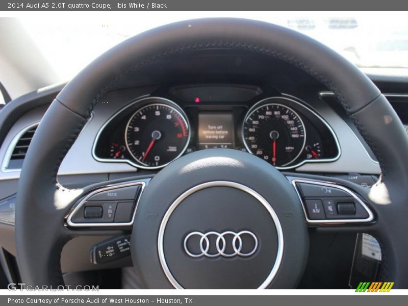 Ibis White / Black 2014 Audi A5 2.0T quattro Coupe