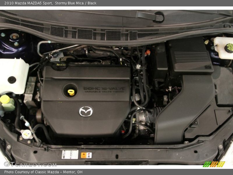 Stormy Blue Mica / Black 2010 Mazda MAZDA5 Sport