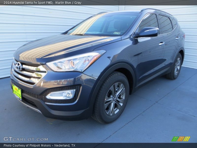 Marlin Blue / Gray 2014 Hyundai Santa Fe Sport FWD