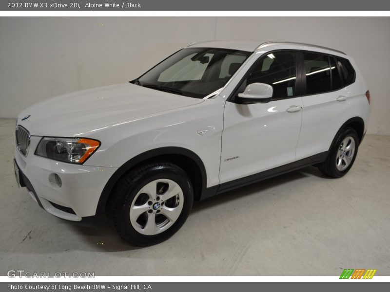 Alpine White / Black 2012 BMW X3 xDrive 28i