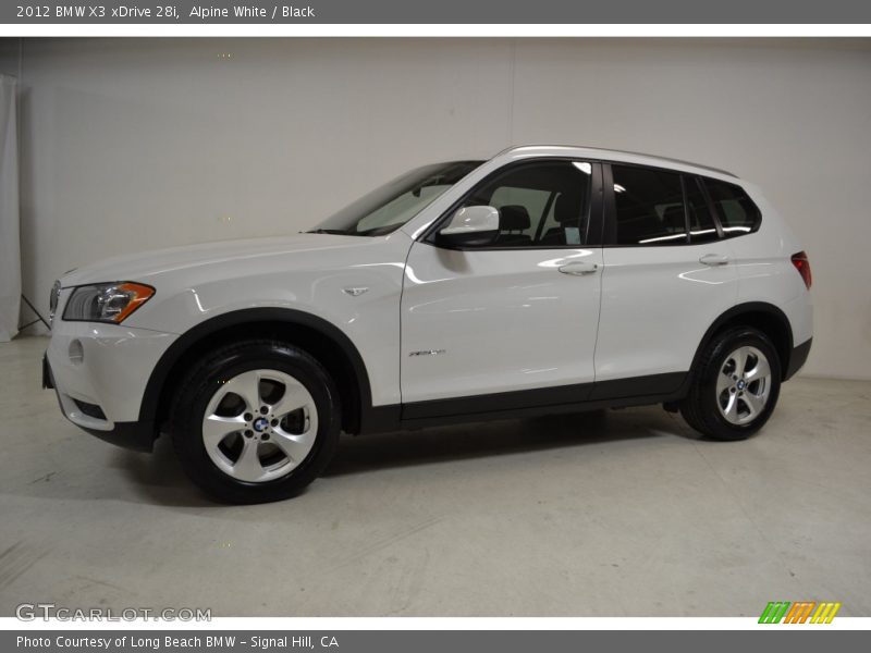 Alpine White / Black 2012 BMW X3 xDrive 28i