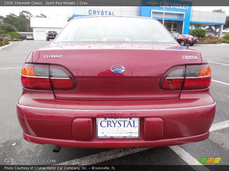 Sport Red Metallic / Gray 2005 Chevrolet Classic