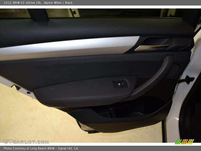 Alpine White / Black 2012 BMW X3 xDrive 28i