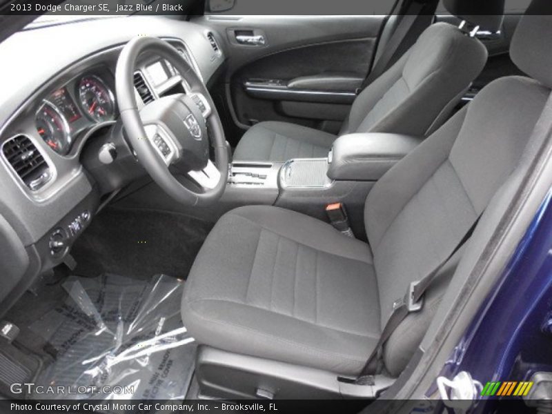 Jazz Blue / Black 2013 Dodge Charger SE