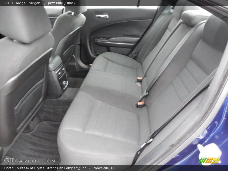 Jazz Blue / Black 2013 Dodge Charger SE