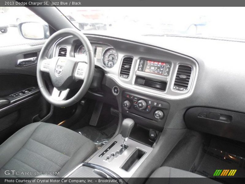 Jazz Blue / Black 2013 Dodge Charger SE
