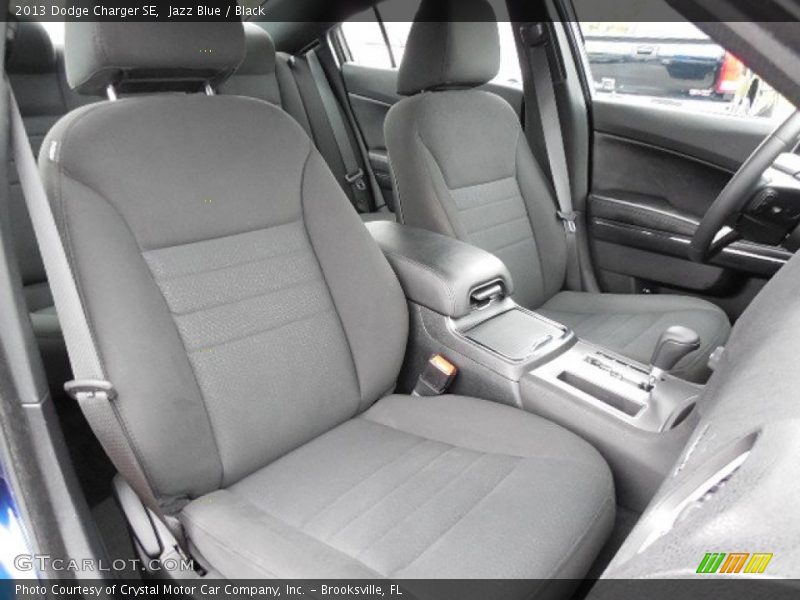Jazz Blue / Black 2013 Dodge Charger SE