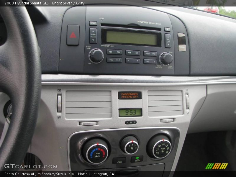 Bright Silver / Gray 2008 Hyundai Sonata GLS