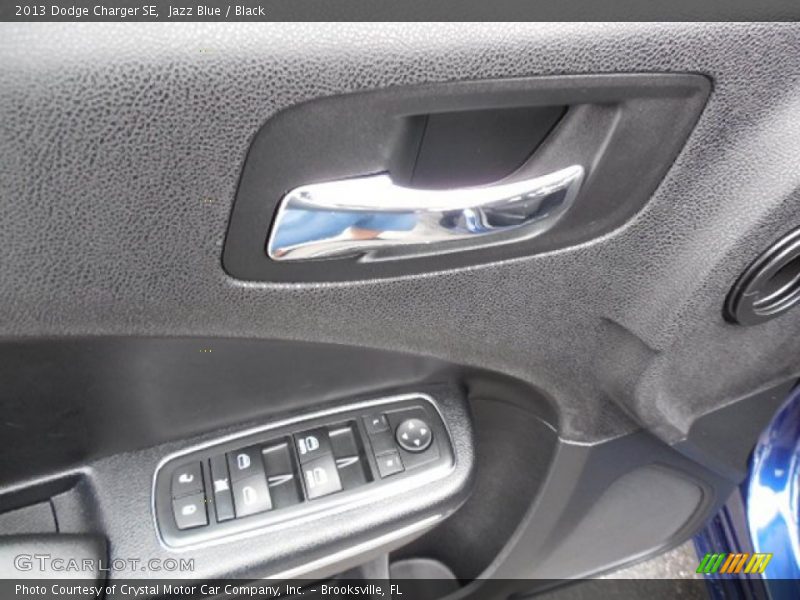 Jazz Blue / Black 2013 Dodge Charger SE