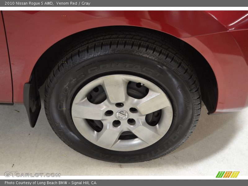 Venom Red / Gray 2010 Nissan Rogue S AWD