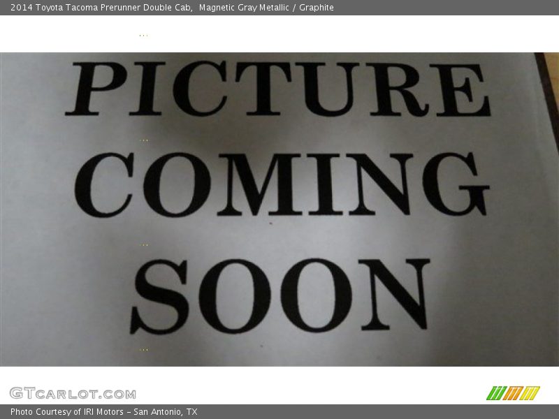 Magnetic Gray Metallic / Graphite 2014 Toyota Tacoma Prerunner Double Cab