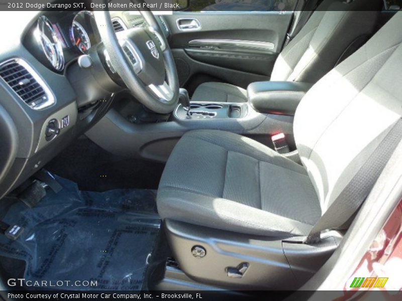 Deep Molten Red Pearl / Black 2012 Dodge Durango SXT