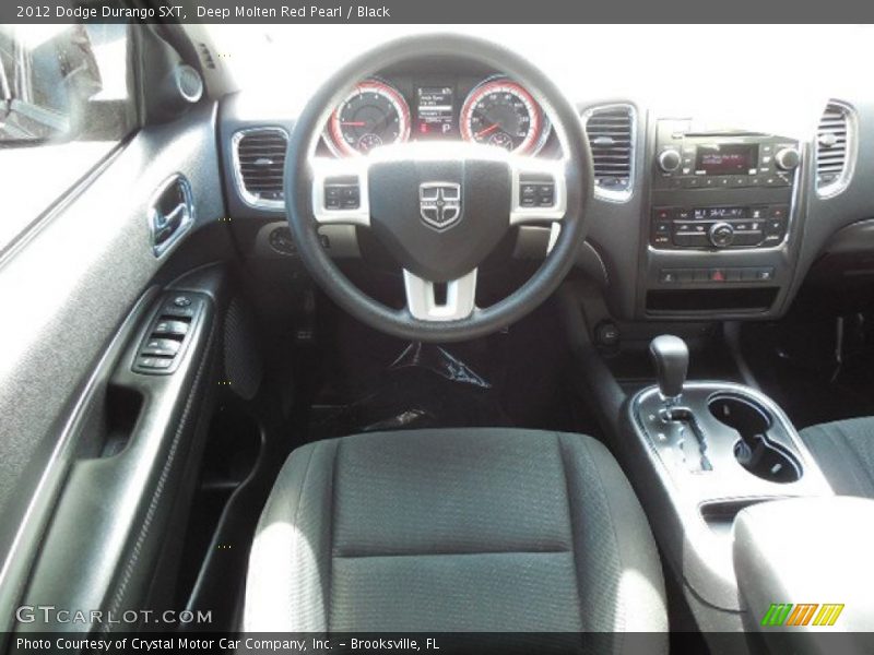 Deep Molten Red Pearl / Black 2012 Dodge Durango SXT