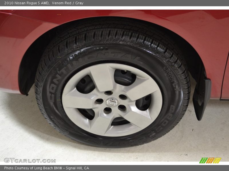 Venom Red / Gray 2010 Nissan Rogue S AWD