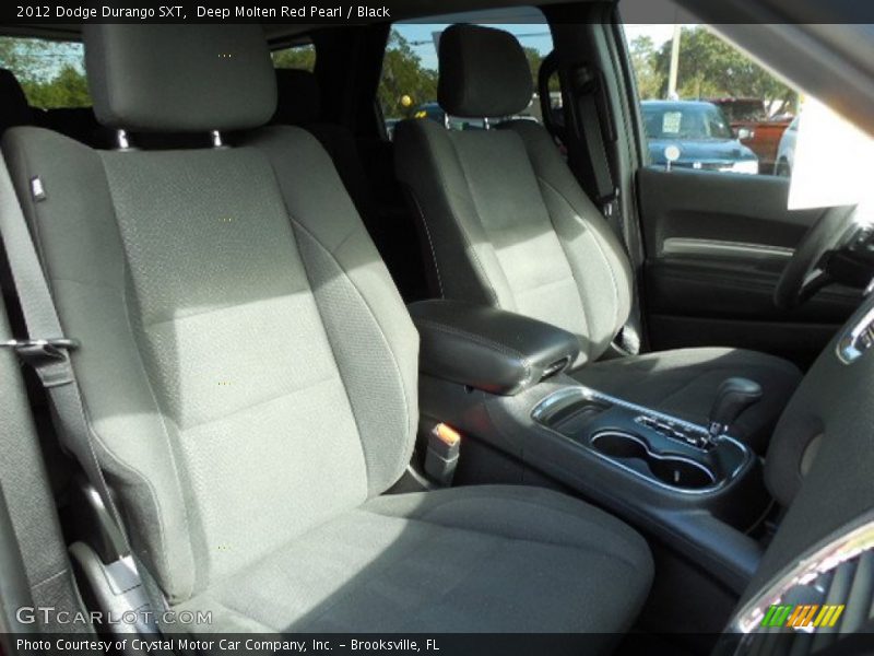Deep Molten Red Pearl / Black 2012 Dodge Durango SXT