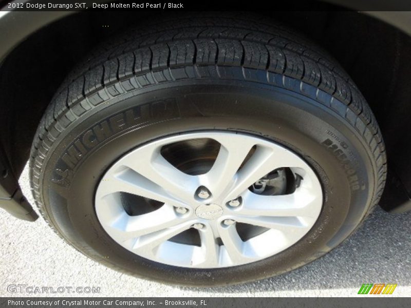 Deep Molten Red Pearl / Black 2012 Dodge Durango SXT