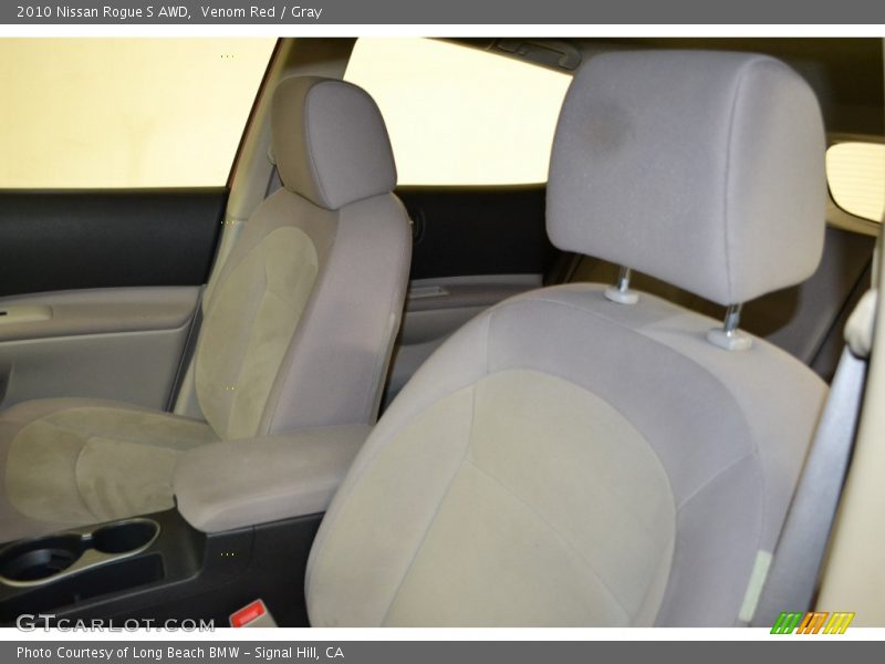 Venom Red / Gray 2010 Nissan Rogue S AWD